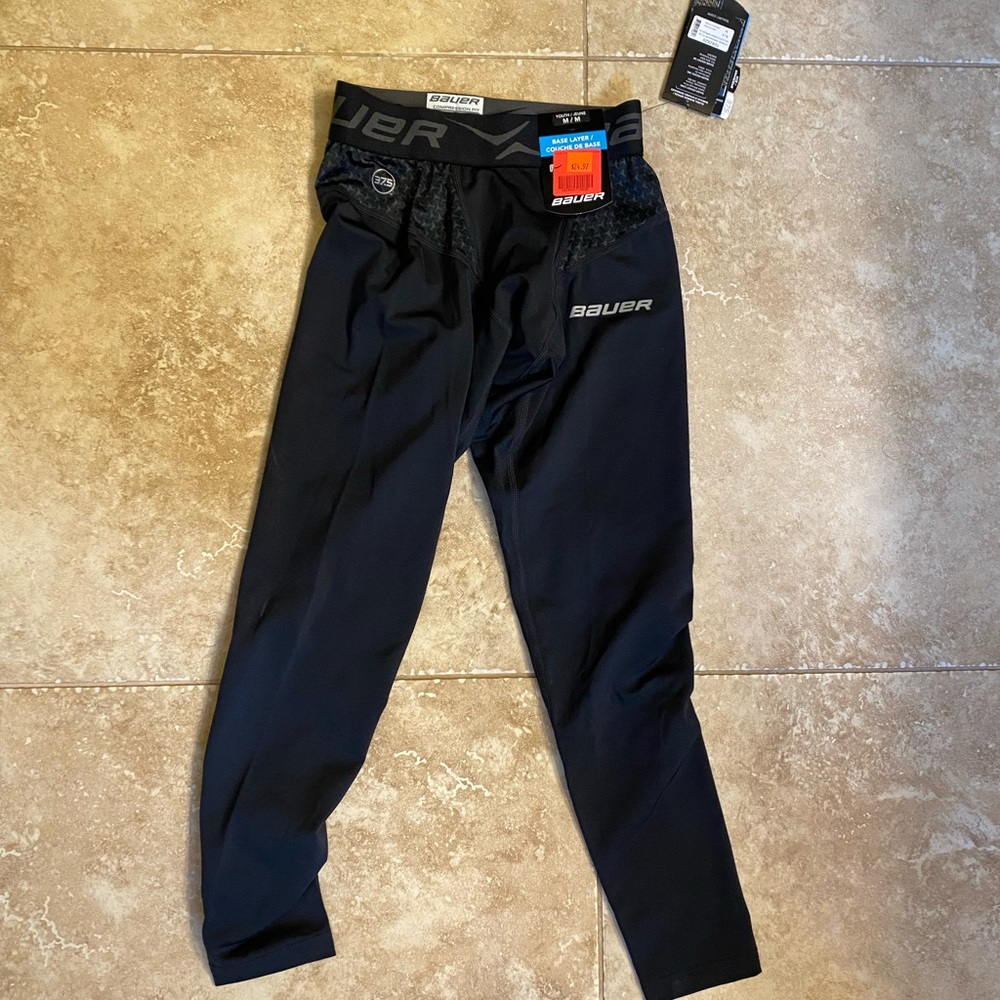 Bauer NWT Youth base layer tights